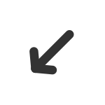 Arrow Down Left SVG Icon